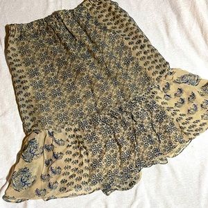 Calypso Silk Chiffon Skirt